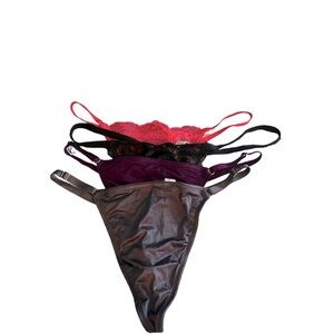 4 pcs victoria secret G-string underwear